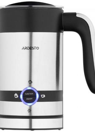 Спінювач молока ardesto mbc-d450, 200мл, 450вт, сріблясто-чорний