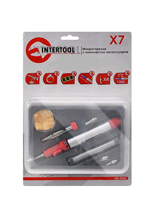 Мікрогорелка intertool - 12 мл 1300° c з аксесуарами 7 од.4 фото