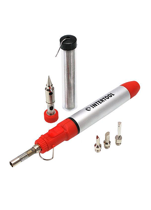 Мікрогорелка intertool - 12 мл 1300° c з аксесуарами 7 од.5 фото