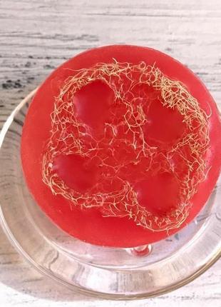 Мыло с люфой массажное