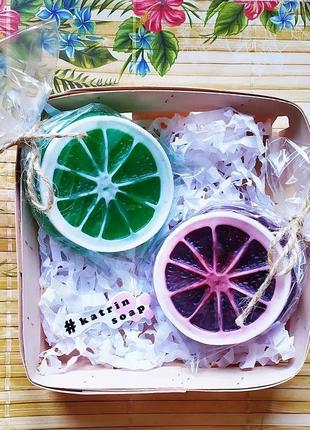 Мыло с люфой массажное