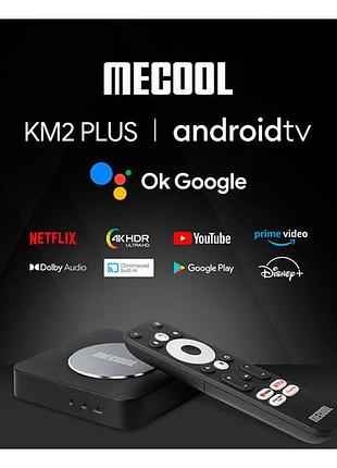 Smart android приставка mecool km2 plus amlogic s905x4-b netflix