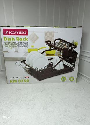 Сушарка для посуду kamille 57,5 х 35 х 27,5 см