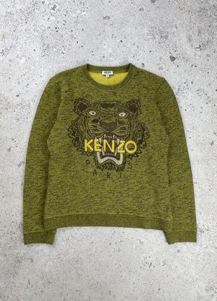 Kenzo tiger face sweatshirt свитшот кофта