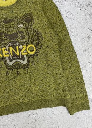 Kenzo tiger face sweatshirt свитшот кофта7 фото