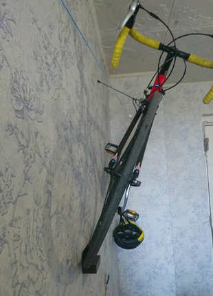 Кріплення велосипеда на стіну,  підставка для шосера, гревел, мтб3 фото