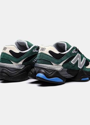 Женские кроссовки зеленые new balance 90606 фото