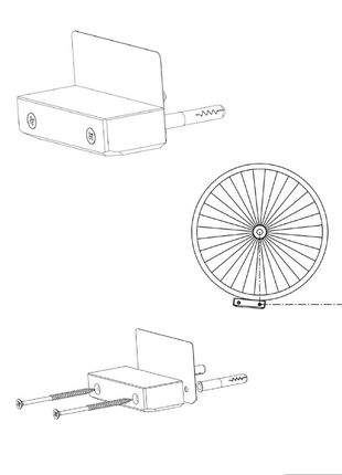 Кріплення велосипеда на стіну,  підставка для шосера, гревел, мтб7 фото