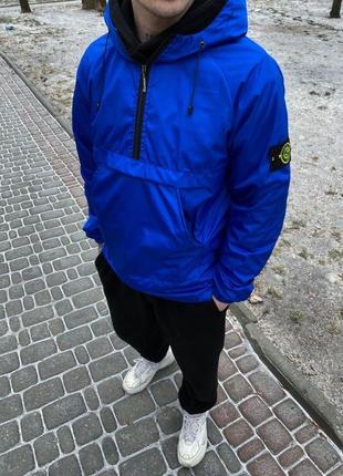 Анорак синий stone island1 фото