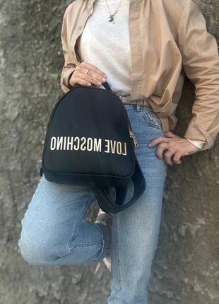 Love moschino рюкзак, оригинал!1 фото