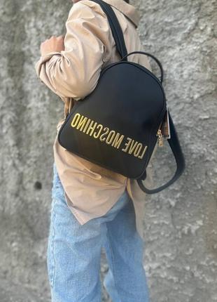 Love moschino рюкзак, оригинал!2 фото