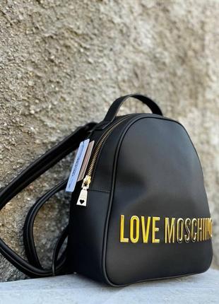 Love moschino рюкзак, оригинал!3 фото