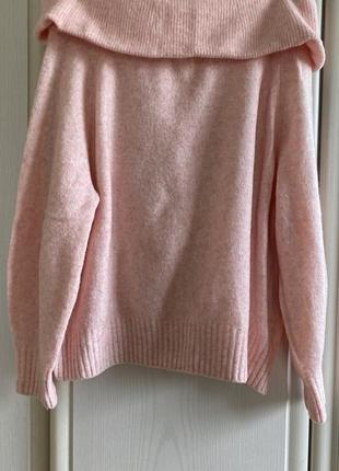 Розовый свитер h&amp;m