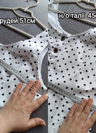 Платье, сарафан в горошек, размер m,l,xl, люкс качество 👌5 фото