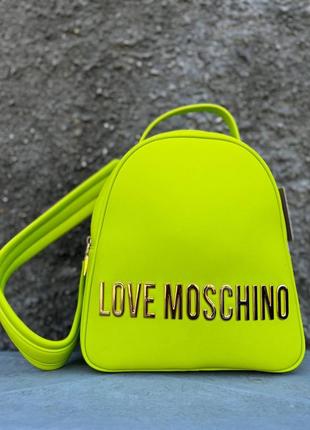 Love moschino рюкзак, оригинал!3 фото