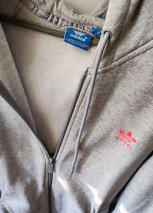 Толстовка adidas,  сделано в пакистане,  с яркими лампасами,  размер хл8 фото