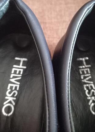 Helvesko кожаные туфли кроссовки мокасины 41 р. 27,3 см5 фото