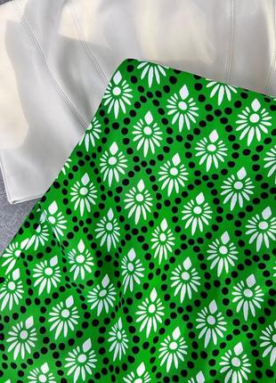 Zara спідниця-шорти в соковитому кольорі 💚2 фото