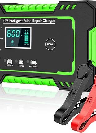 Автоматичний зарядний пристрій 6а для 12в акумуляторів 4-100ah