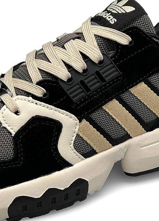 Мужские кроссовки adidas originals zx torsion black sand#адидас