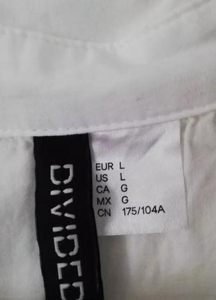 Белоснежная рубашка с имитацией корсета h&amp;m4 фото