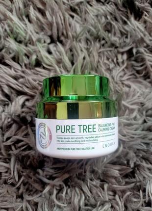 ❗уценка успокаивающий крем с экстрактом чайного дереваenough pure tree balancing pro calming cream