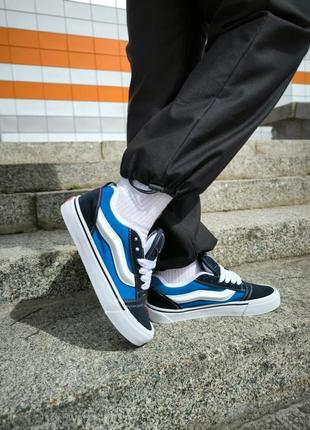 Vans knu skool navy blue1 фото