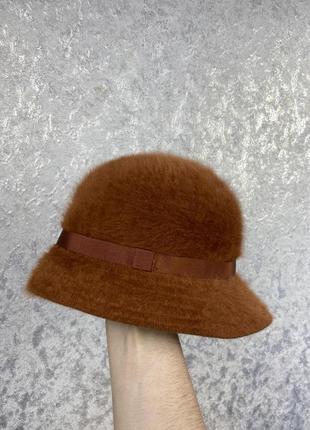 Женская утепленная шерстяная панама ангора kangol furgora small renee