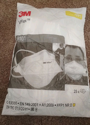 Респіратор 3м vflex 9101.ffp1. 10
