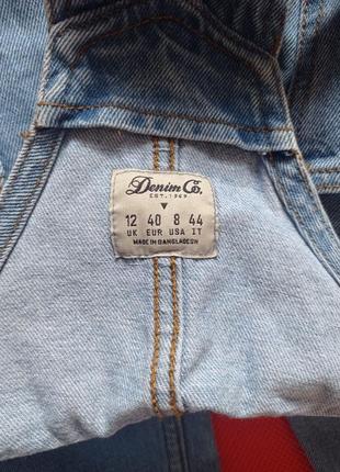 Джинсовый комбинезон штанами denim co8 фото