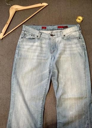 Жіночі модні блакитні джинси з потертостями denim сша, нові, розмір 31w3 фото