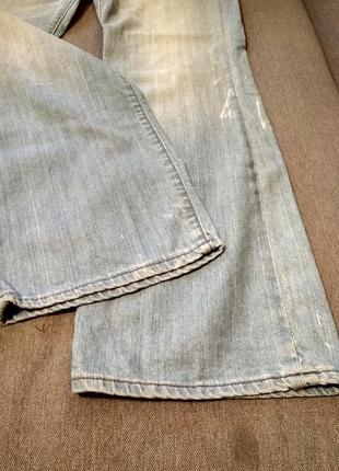 Жіночі модні блакитні джинси з потертостями denim сша, нові, розмір 31w7 фото