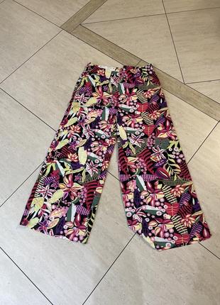 Женские штаны палаццо яркие летние стильные модные легкие практичные2 фото