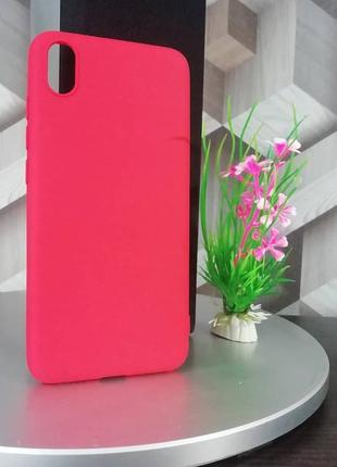 Силиконовый чехол для xiaomi redmi 7a красный