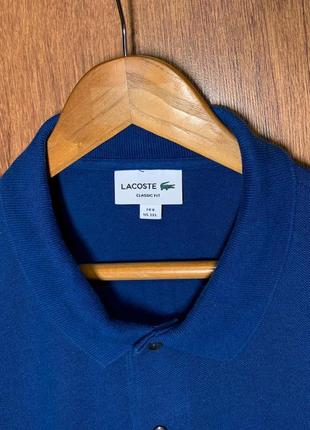 Lacoste розмір 2xl. поло на довгий рукав4 фото