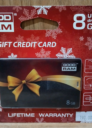 Флешка goodram 8 gb credit card