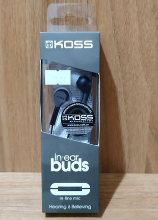 Навушники koss keb9ik black