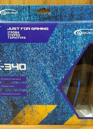 Ігрова гарнітура gemix x-340