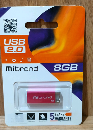 Флешка mibrand 8 gb chameleon pink