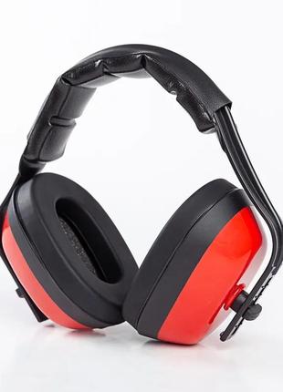 Наушники для защиты от шума em20 красные