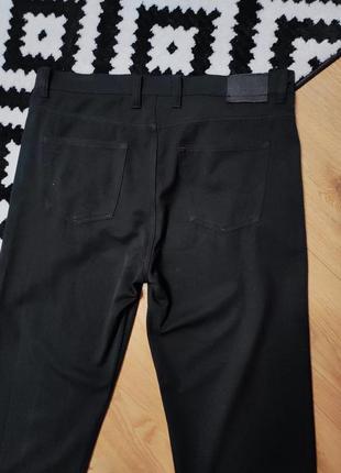 Брюки штани чоловічі прямі широкі чорні класичні повсякденні легкі, розмір 2xl - 3xl4 фото