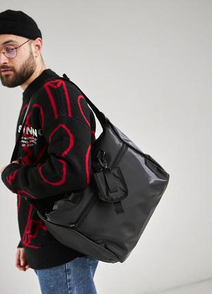 Універсальна сумка месенджер кроссбоді a4 - macbook 15,6" чорна