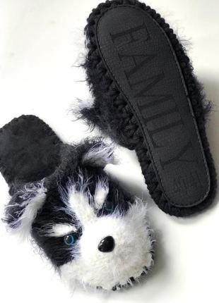 Тапочки "хаски" детские