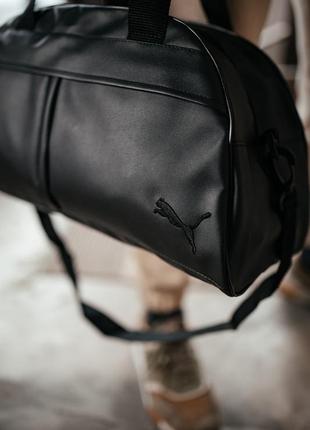 Спортивна сумка nike для тренувань і фітнесу, дорожня чорна сумка з плечовим ременем6 фото