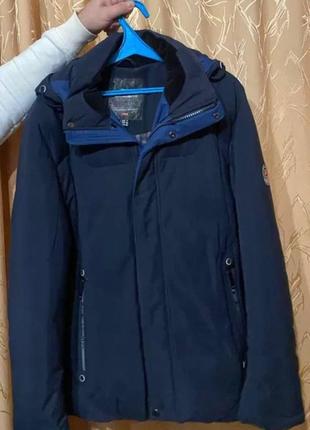 Куртка новая мужская зимняя синяя1 фото