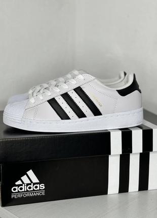 Кроссовки adidas superstar white суперстар