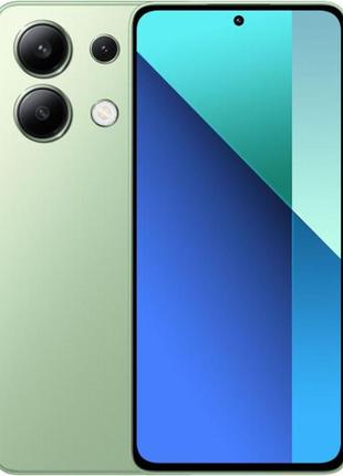 Смартфон xiaomi redmi note 13 8/256gb green global nfc, 108+8+2/16мп, snapdragon 685, amoled 6.67", 5000 маг