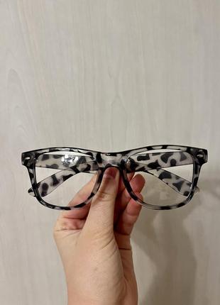 Очки имиджеви для стиля леопардовые очки новые