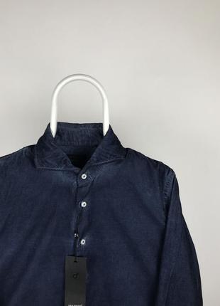 Вельветовая итальянская рубашка бренда maskio garment dyed2 фото