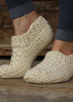 В'язані коротенькі шкарпетки